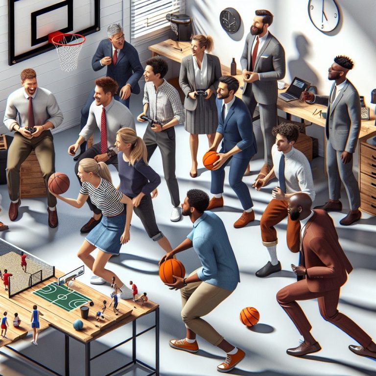 Jocuri de sport rapide: distracție la birou sau acasă în 5 minute